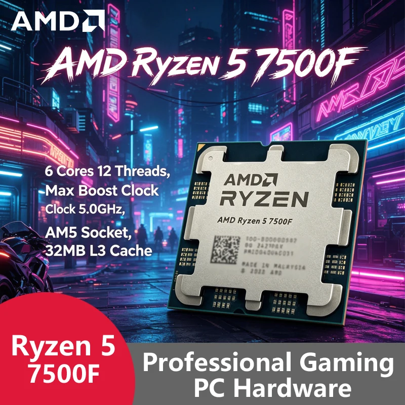 Pc Gaming Amd Ryzen 5 - معالج ألعاب AMD Ryzen 5 7500F