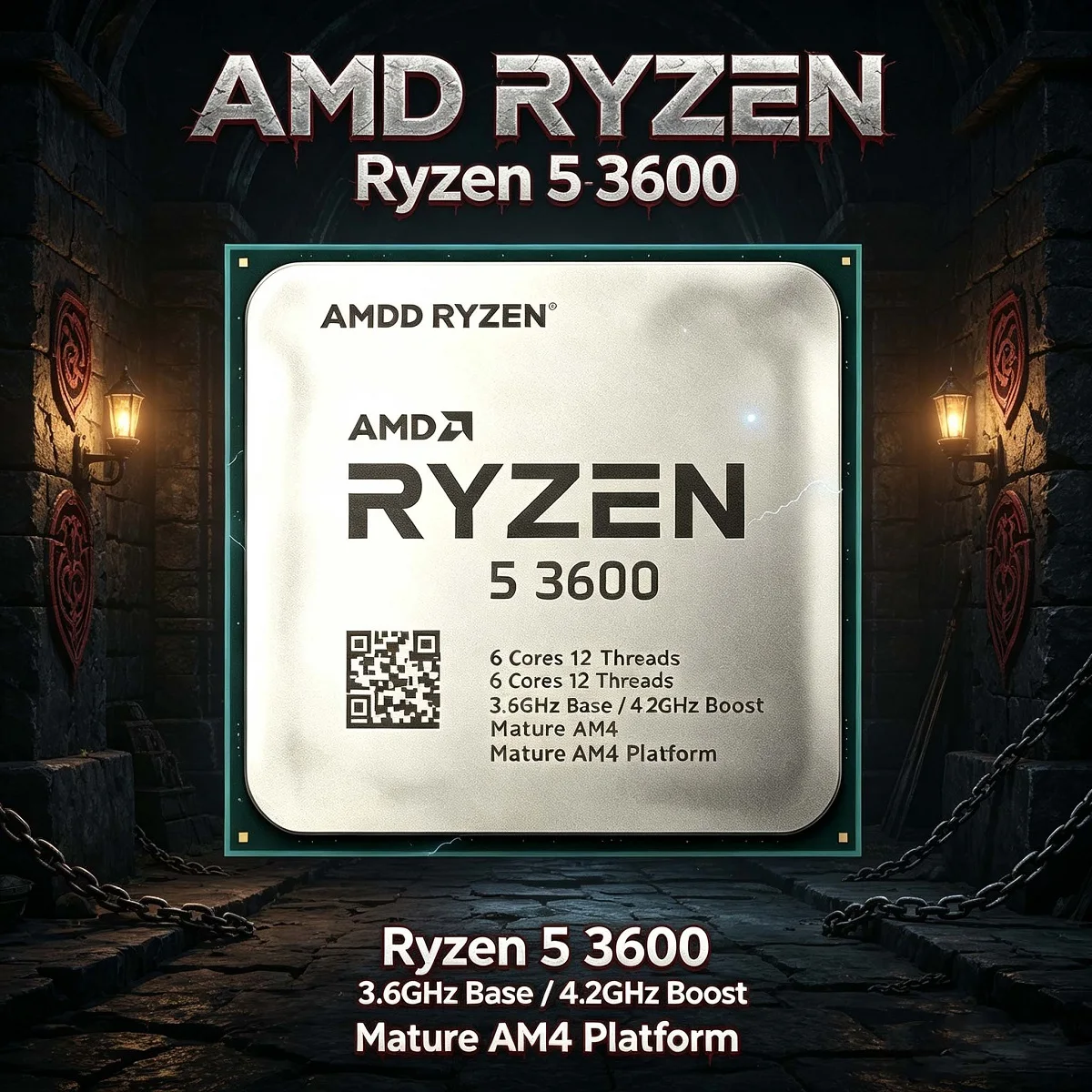 Pc Gaming Amd Ryzen 5 - معالج AMD Ryzen 5 2600 للألعاب