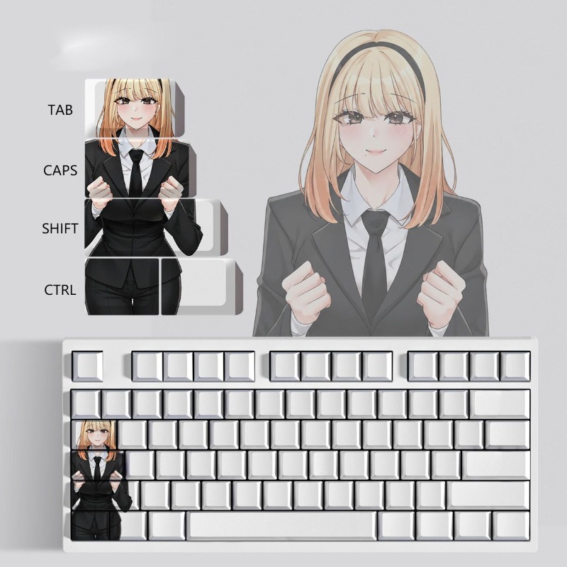 Pc Gaming Club - أغطية مفاتيح جديدة بتصميم أنمي لمحبي