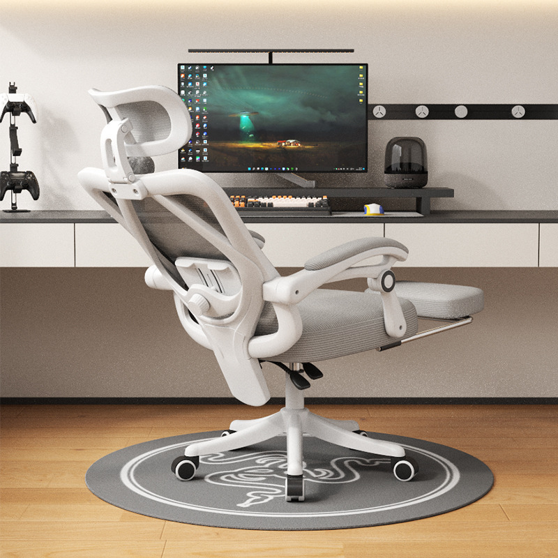 Pc Gaming Chair - كرسي مكتب شبكي مريح، مع دعم
