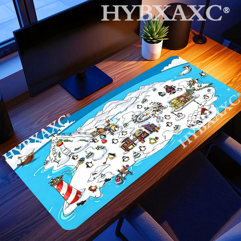 Pc Gaming Club - لوحة ماوس HYBXAXC Club Penguin، وسادة