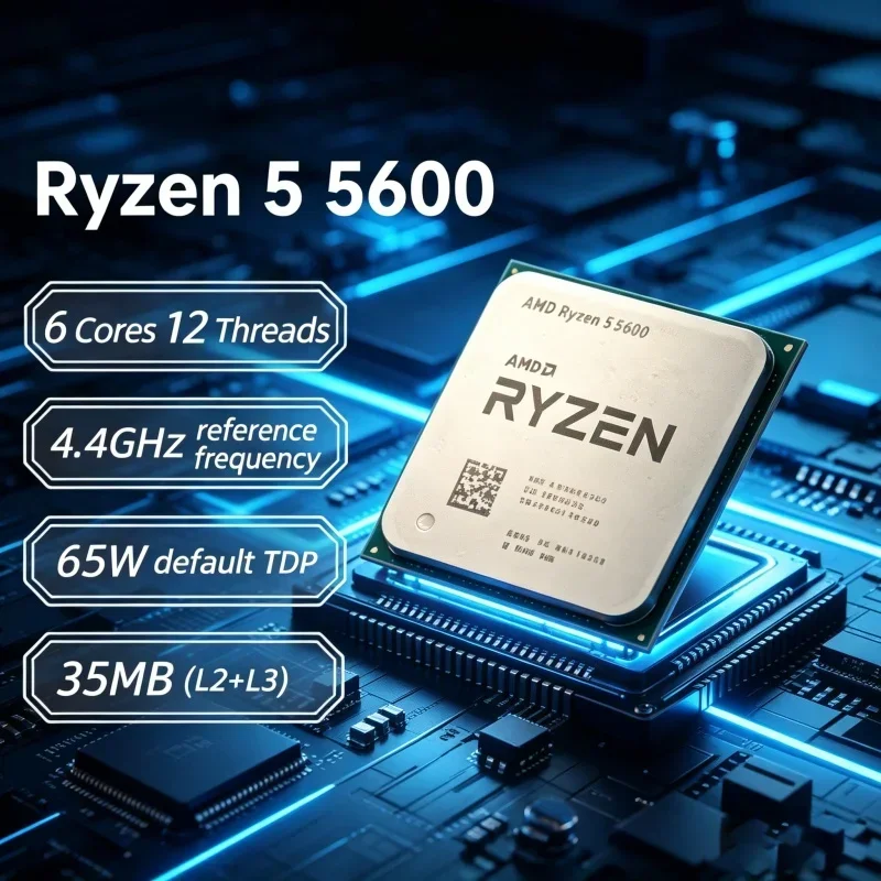 Pc Gaming Amd Ryzen 5 - معالج AMD Ryzen 5 5600 R5