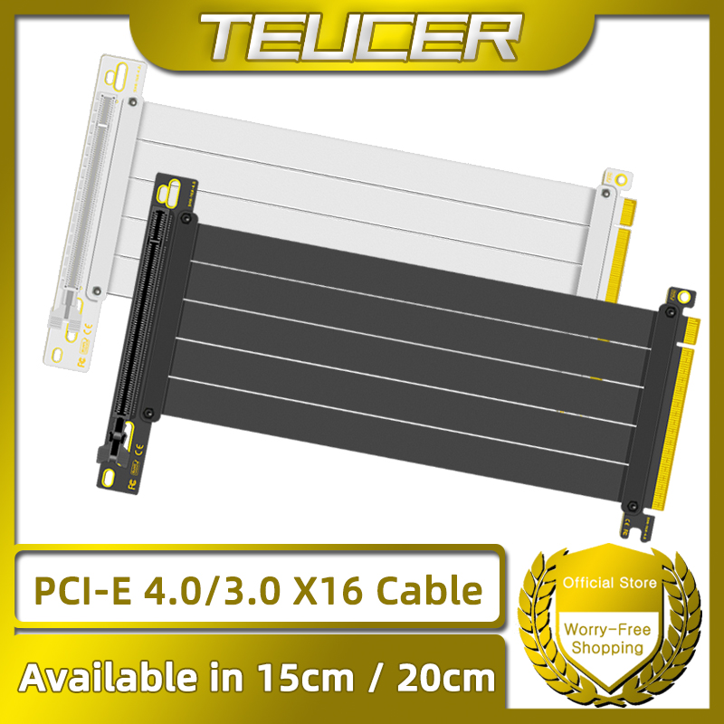 Pcie Riser Cable - TEUCER PCI-E 4.0 X16 كابل Riser