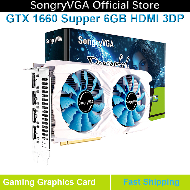 Pc Gaming Gtx 1660 - بطاقة رسومات الألعاب SongryVGA GTX 1660