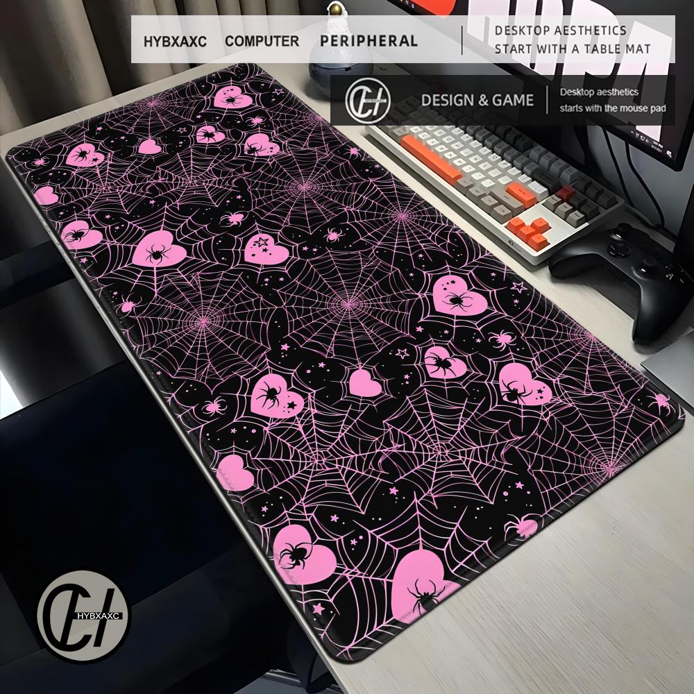 Pc Gaming Pink - لوحة ماوس مكتبية 90×40 سم بتصميم
