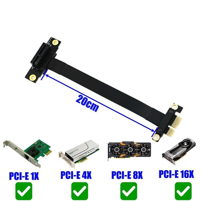 Pcie Riser Cable - 90 درجة Pci-E Pci Express 1X