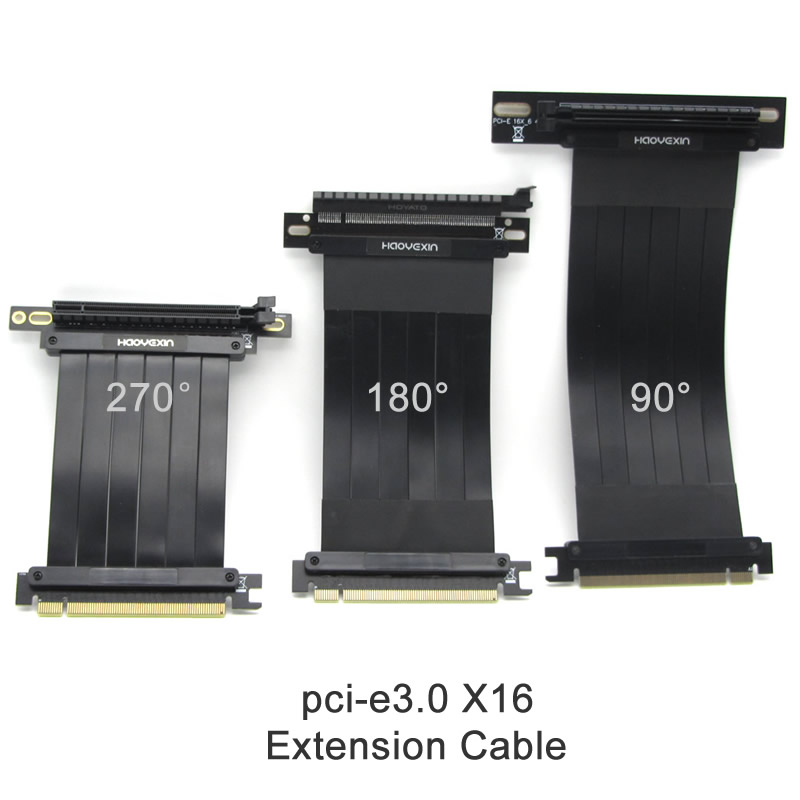 Pcie Riser Cable - كابل تمديد PCIe لبطاقة الرسومات، كابل