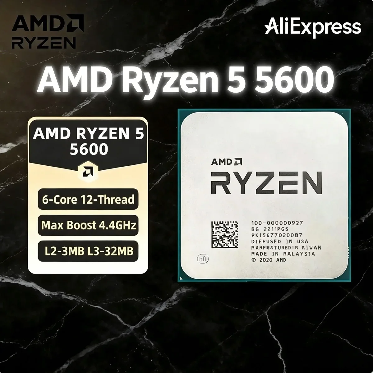Pc Gaming Amd Ryzen 5 - معالج AMD Ryzen 5 5600، وحدة