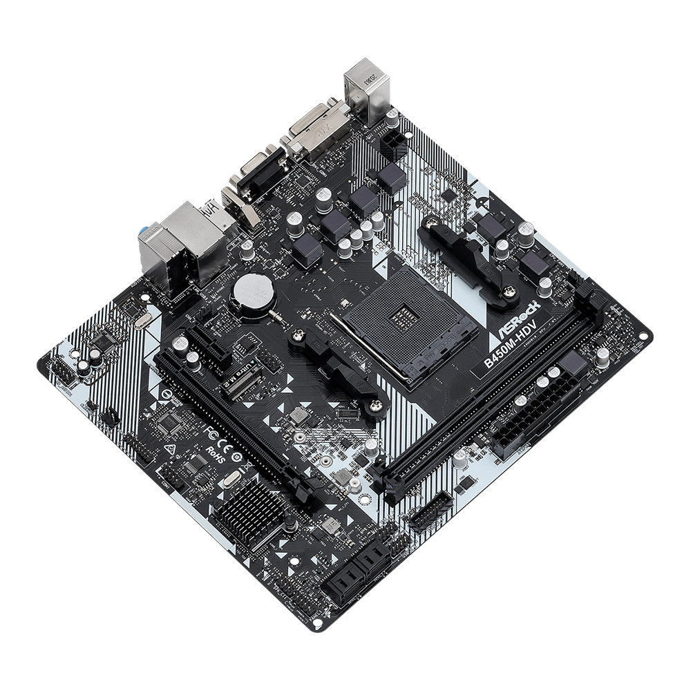 لوحة أم ASROCK B450M-HDV R4.0  - مراجعة Pc Gaming Amd Ryzen 5 وسعره