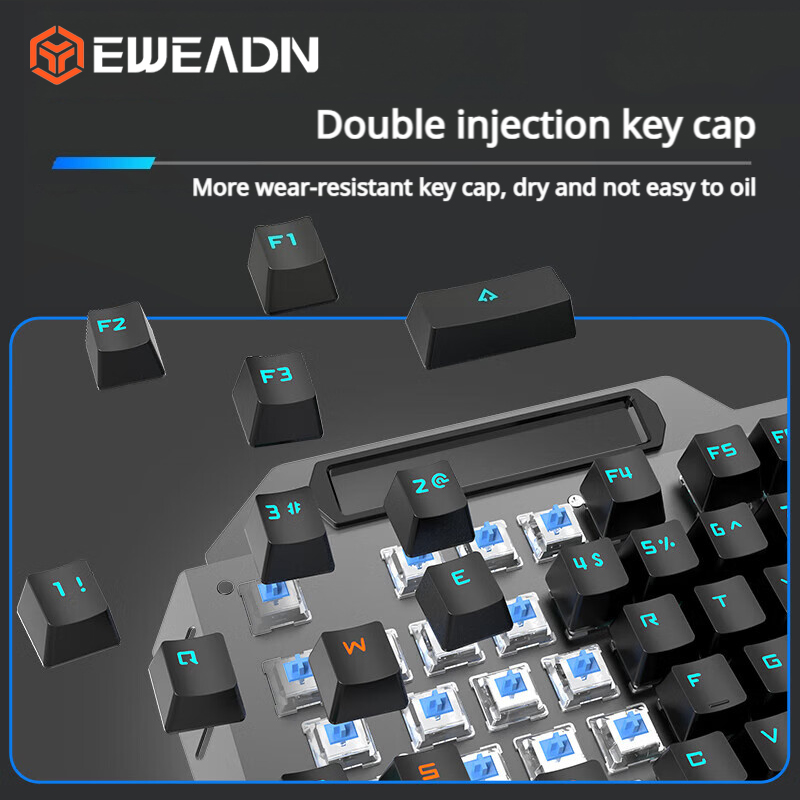 لوحة مفاتيح ميكانيكية EWEADN T - مراجعة Pc Gaming Uk وسعره