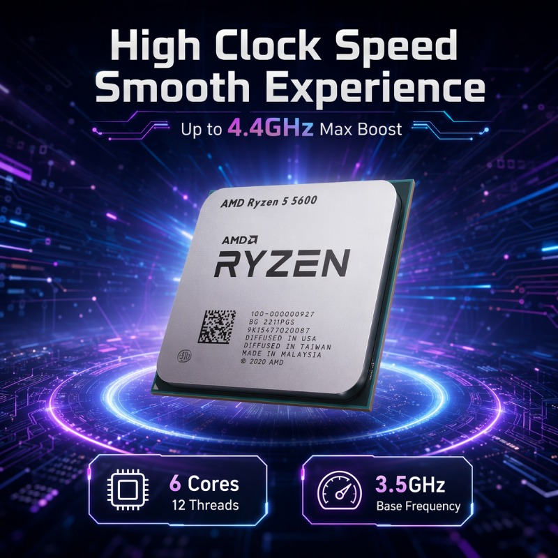 معالج AMD Ryzen 5 5600 لبناء أ - مراجعة Pc Gaming Amd Ryzen 5 وسعره
