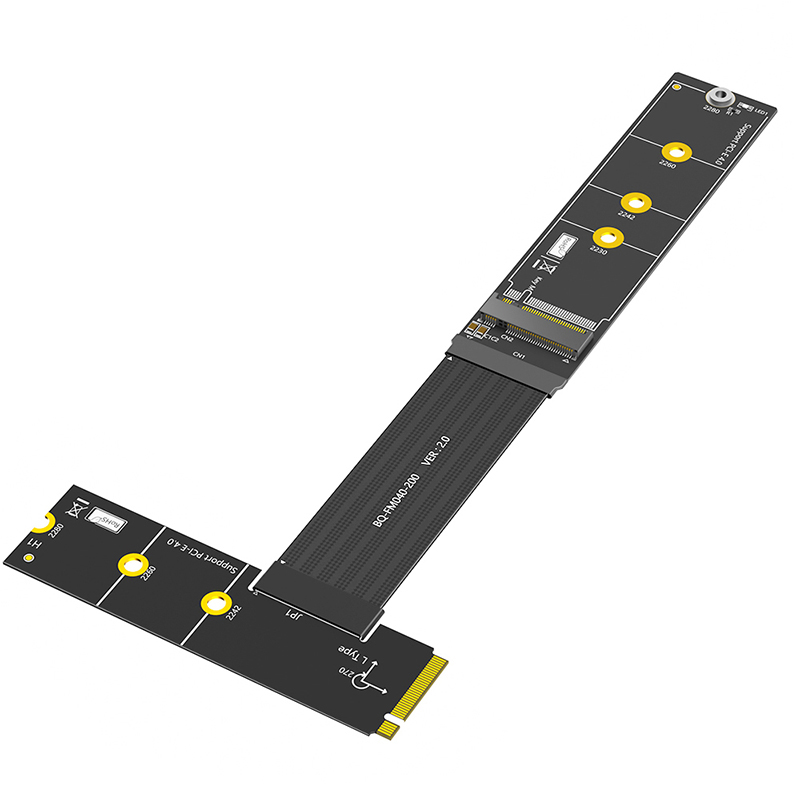 30 سنتيمتر M.2 NVME 4.0 تمديد  - مراجعة Pcie Riser Cable وسعره