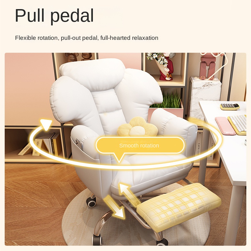 كرسي مكتب دوار مع قدم مستلقاء  - مراجعة Pc Gaming Chair وسعره