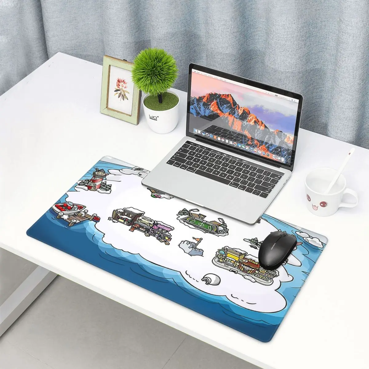 لوحة ماوس كبيرة بتصميم خريطة ك - مراجعة Pc Gaming Club وسعره