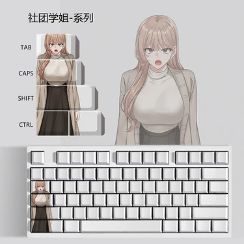 أغطية مفاتيح جديدة بتصميم أنمي - مراجعة Pc Gaming Club وسعره