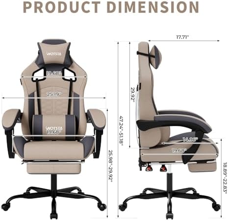 كرسي ألعاب مع خاصية التدليك، ك - مراجعة Pc Gaming Chair وسعره