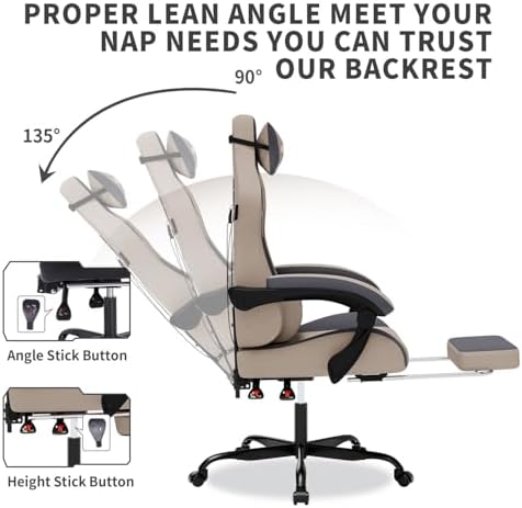 كرسي ألعاب مع خاصية التدليك، ك - مراجعة Pc Gaming Chair وسعره