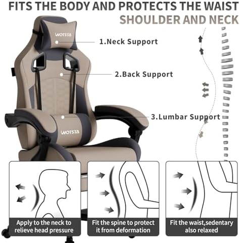 كرسي ألعاب مع خاصية التدليك، ك - مراجعة Pc Gaming Chair وسعره