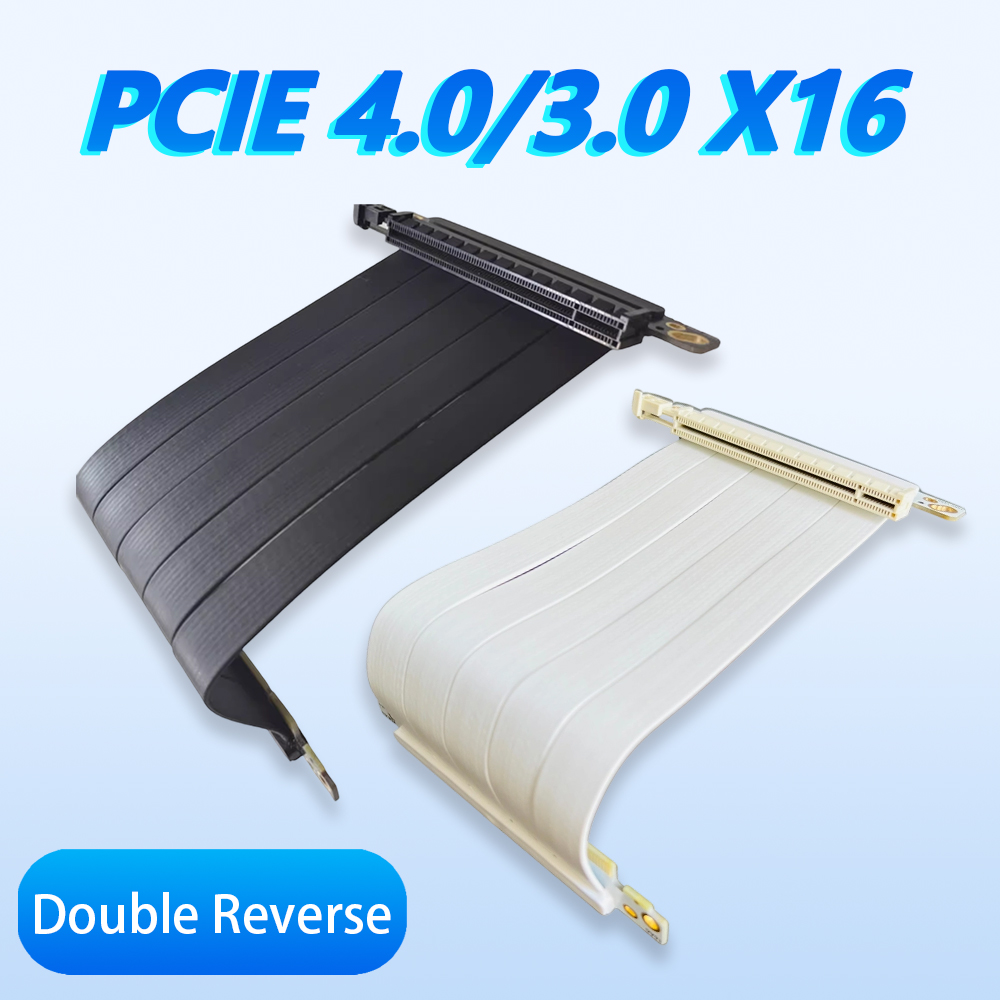 PCIe 4.0 3.0X16 مزدوج عكس بطاق - مراجعة Pcie Riser Cable وسعره