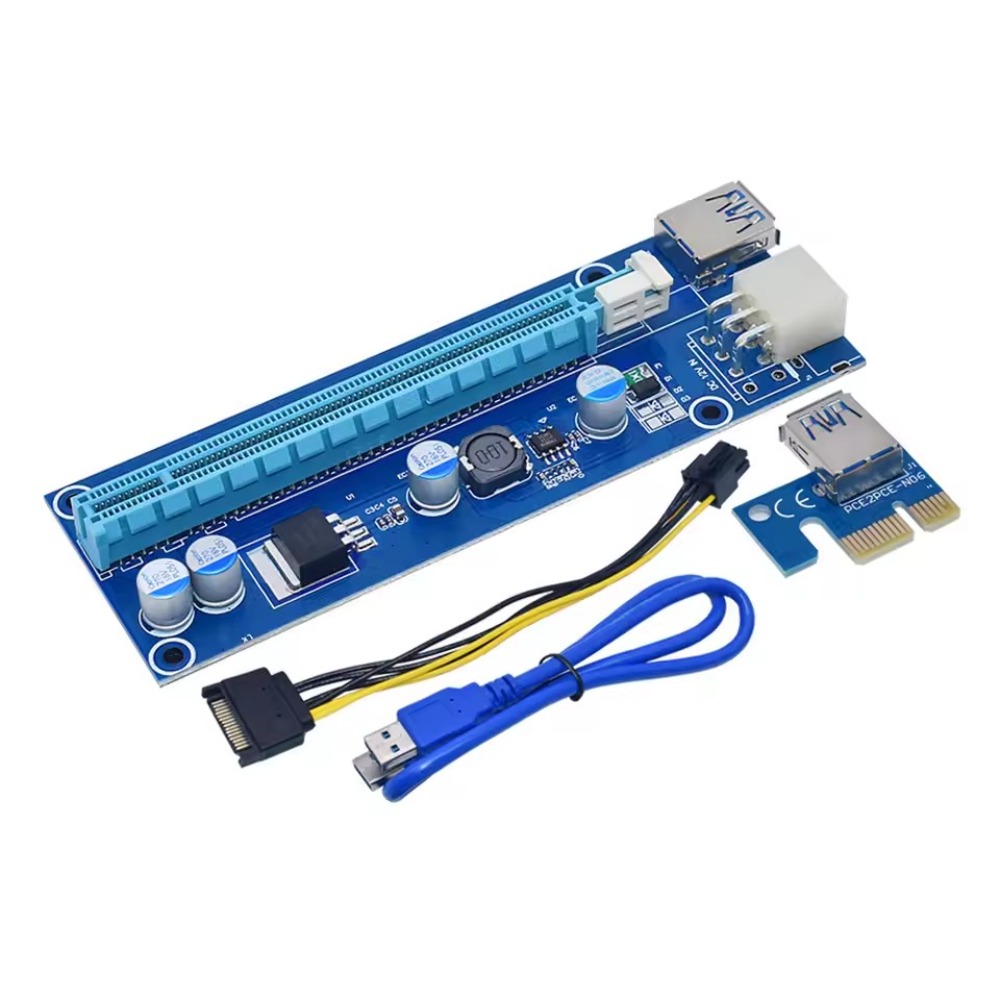 بطاقة رايزر VER006C PCI-E، موس - مراجعة Pcie Riser Cable وسعره