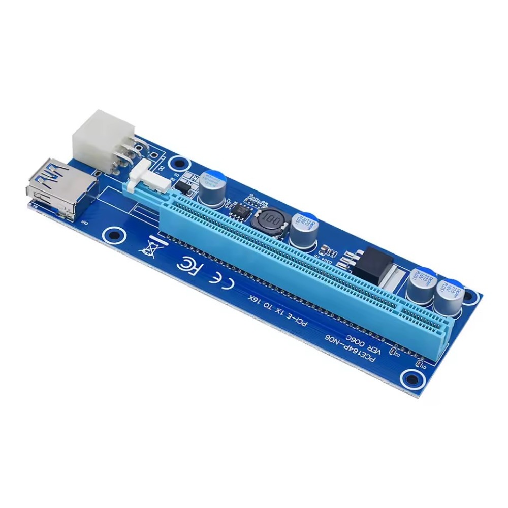 بطاقة رايزر VER006C PCI-E، موس - مراجعة Pcie Riser Cable وسعره