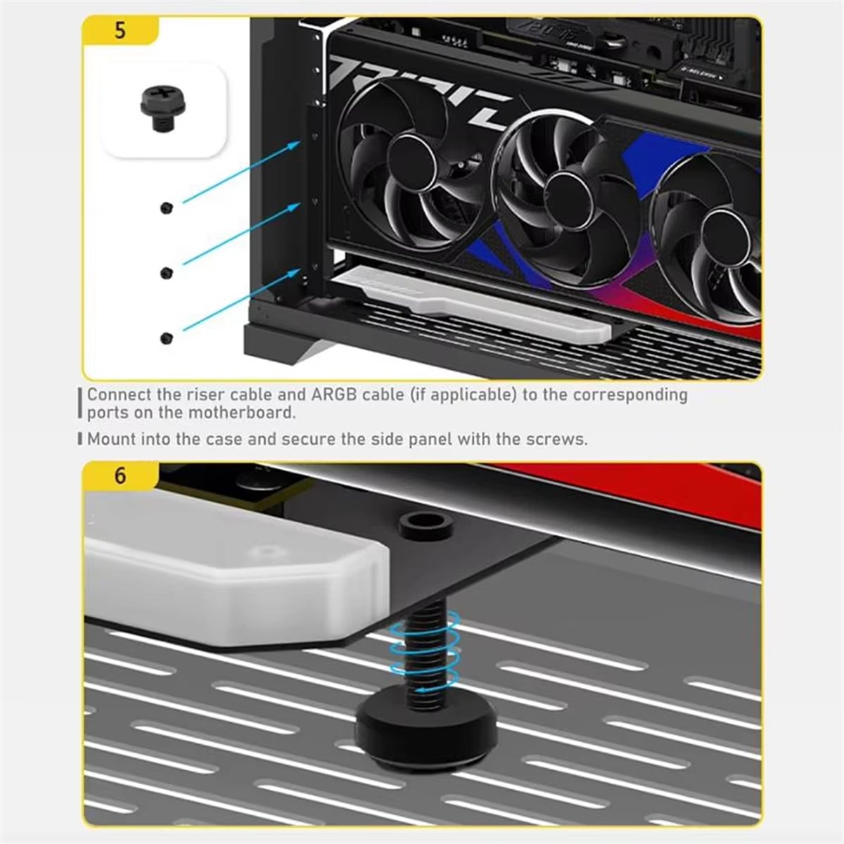 حامل تثبيت عمودي لبطاقة الرسوم - مراجعة Pcie Riser Cable وسعره