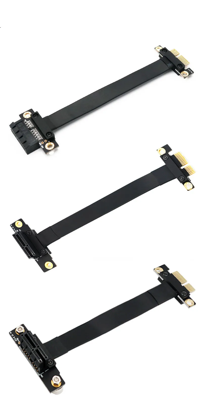 90 درجة Pci-E Pci Express 1X إ - مراجعة Pcie Riser Cable وسعره