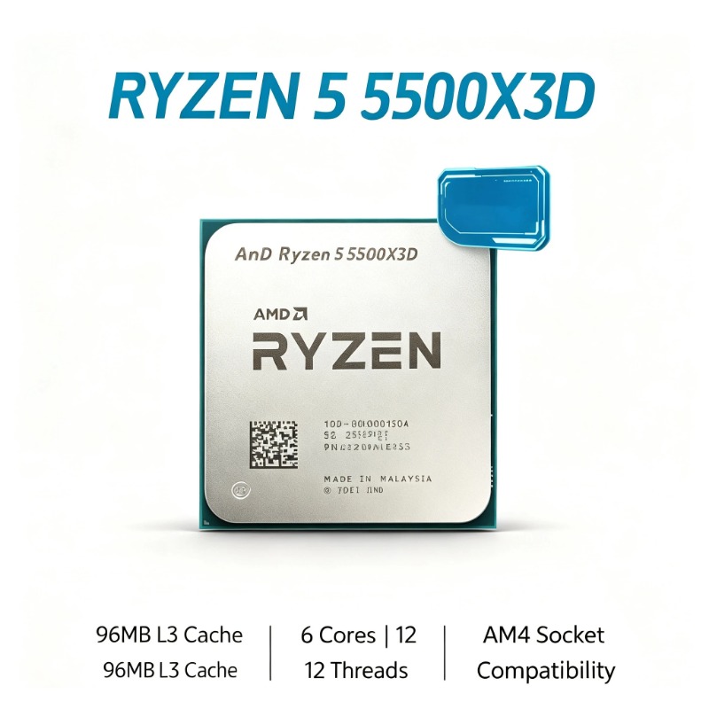 معالج AMD Ryzen 5 5500X3D لجها - مراجعة Pc Gaming Amd Ryzen 5 وسعره