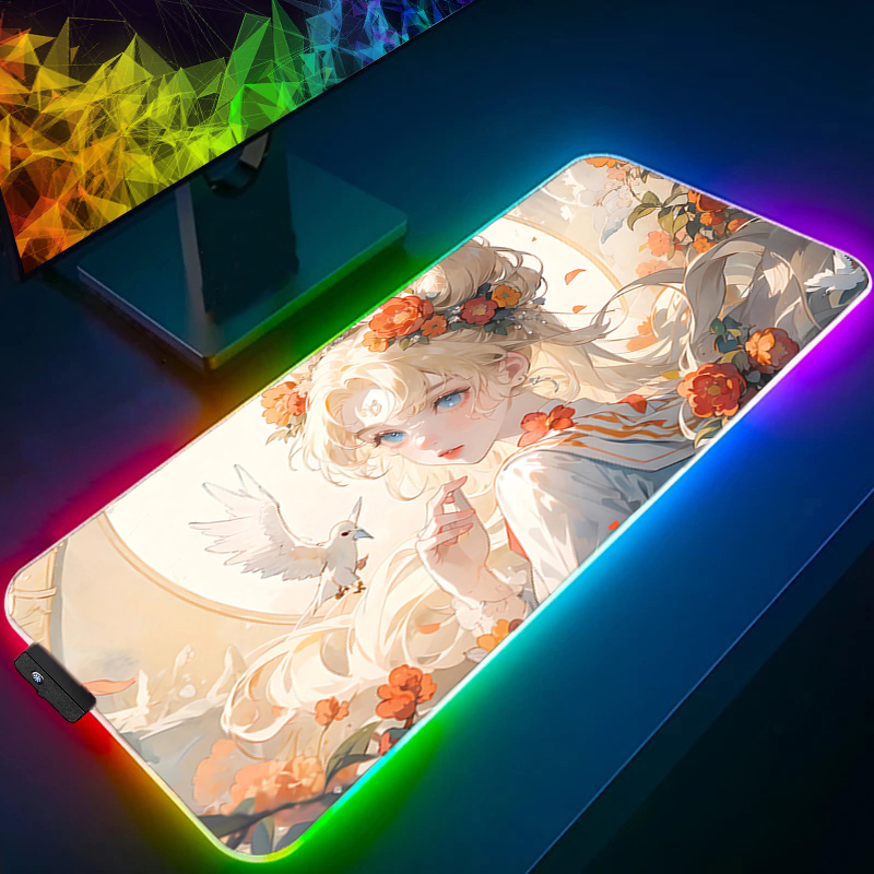 لوحة ماوس كبيرة RGB للألعاب مع - مراجعة Pc Gaming Pink وسعره
