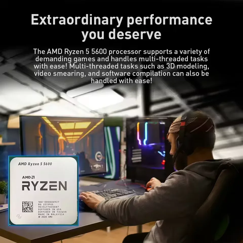 معالج AMD Ryzen 5 5600، وحدة م - مراجعة Pc Gaming Amd Ryzen 5 وسعره