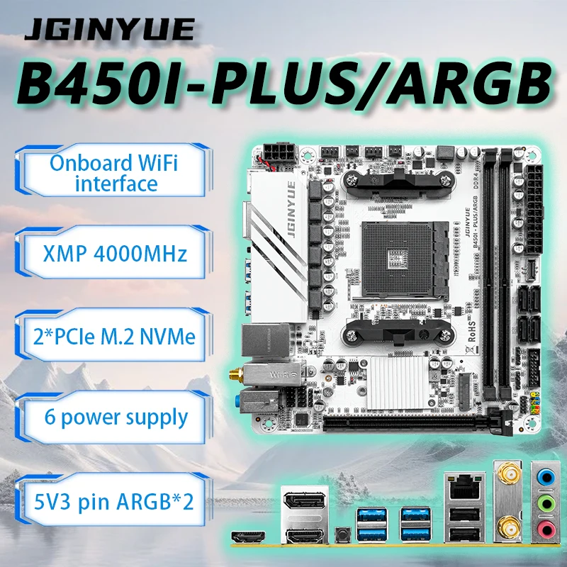مجموعة لوحة أم JGINYUE B450 IT - مراجعة Pc Gaming Amd Ryzen 5 وسعره