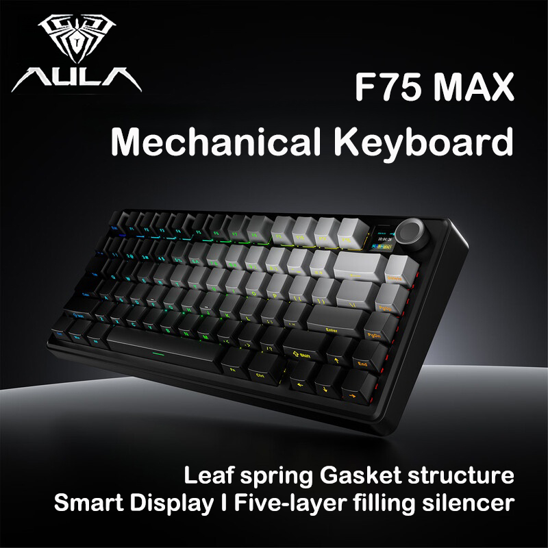 لوحة مفاتيح ميكانيكية AULA F75 - مراجعة Pc Gaming Uk وسعره