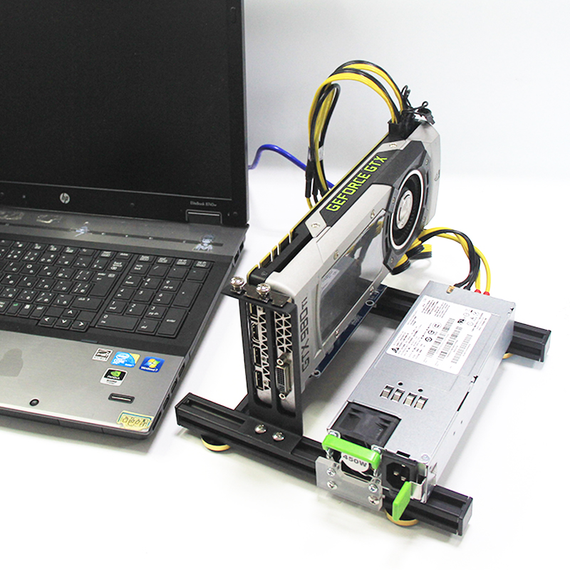 حامل بطاقة رسومات خارجية للكمب - مراجعة Pcie Riser Cable وسعره