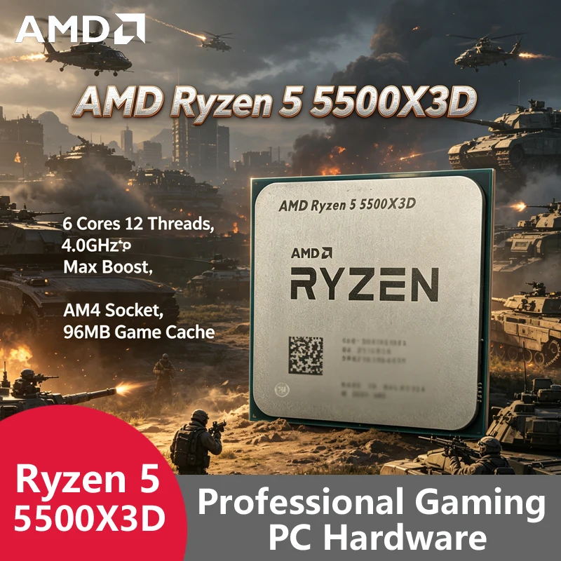 معالج ألعاب AMD Ryzen 5 5500X3 - مراجعة Pc Gaming Amd Ryzen 5 وسعره