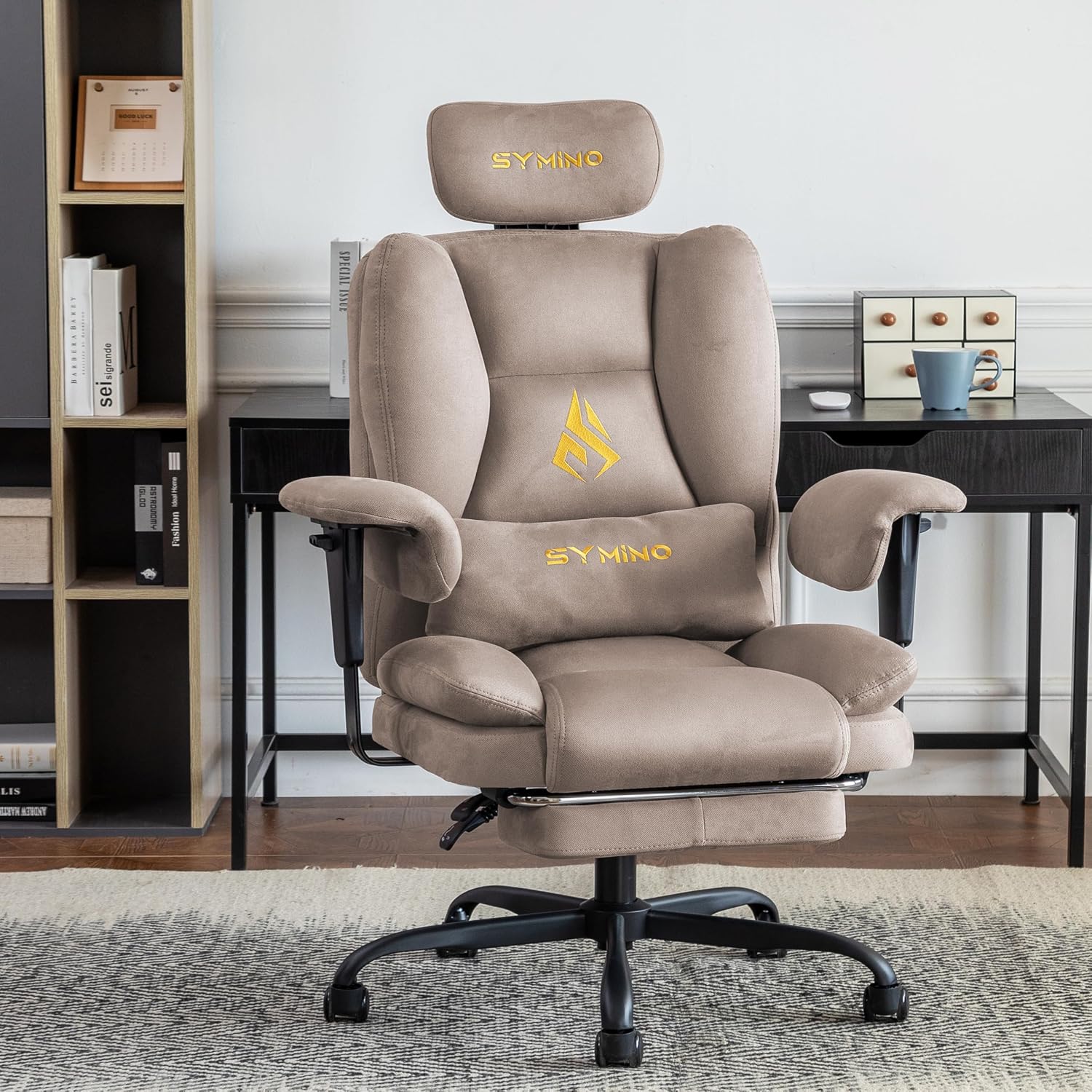 كرسي ألعاب مع مسند للقدمين، وم - مراجعة Pc Gaming Chair وسعره