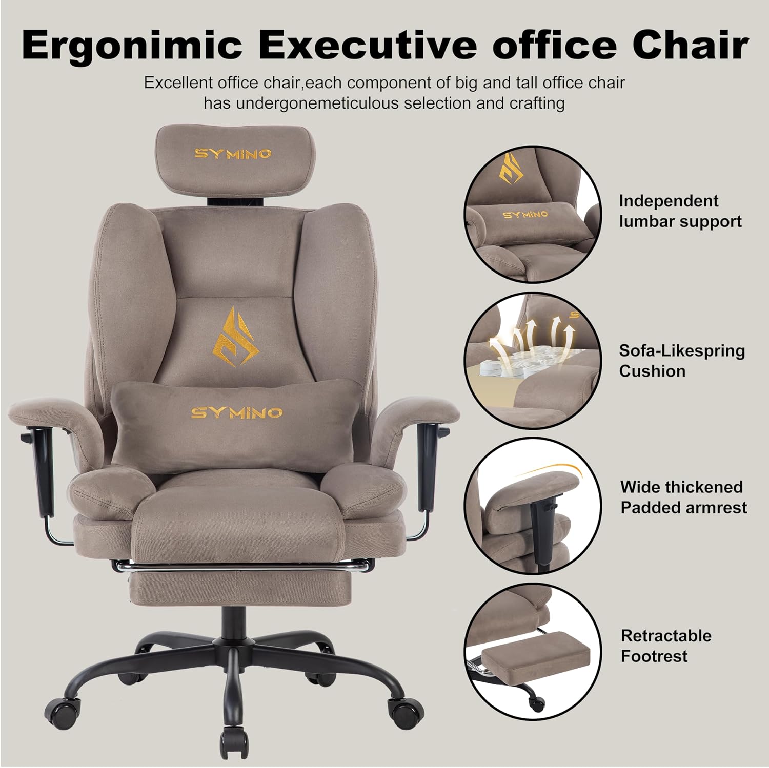 كرسي ألعاب مع مسند للقدمين، وم - مراجعة Pc Gaming Chair وسعره